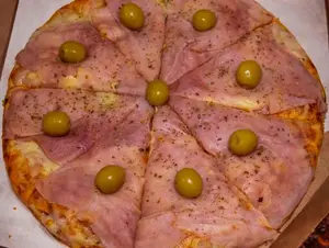 Pizza jamón
