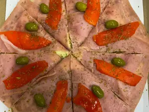 Jamón y morron