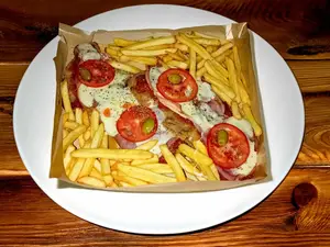 Milanesa a la napolitana xl