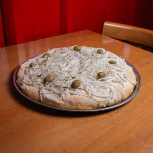 Pizza  fugazza con queso chica