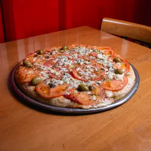 Pizza napolitana con roquefort