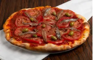 Pizza de anchoa clásica