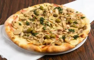 Pizza de champiñones