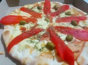Pizza de morrones