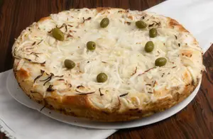 Pizza fugazzeta rellena