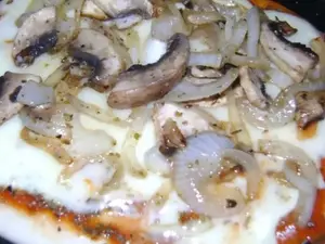Pizza champiñón