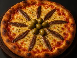 Pizza con anchoas