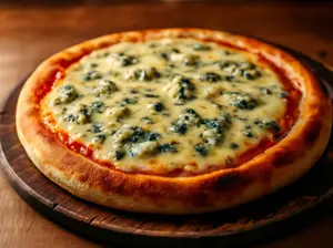 Pizza cuatro quesos