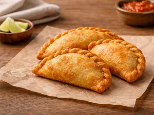 Empanada frita cebolla y muzza