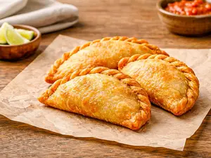 Empanada frita jamon y queso