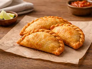 Empanada frita pollo