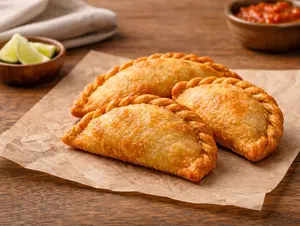 Empanada frita verdura