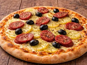 Pizza grande española