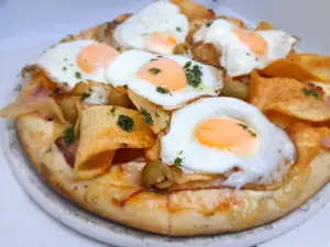 Pizza grande exquisita