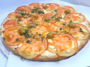Pizza grande napolitana