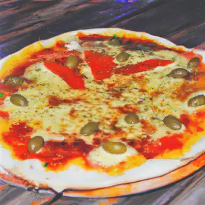 Pizza con morrones