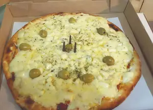 Pizza cuatro quesos