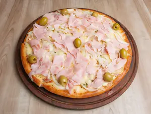 Pizza Fugazzeta Con Jamón