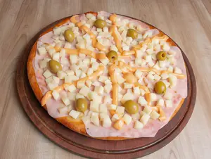 Pizza Palmitos Con Jamón