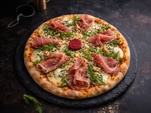 Jamon crudo y roquefort