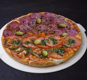 Pizza mitad y mitad