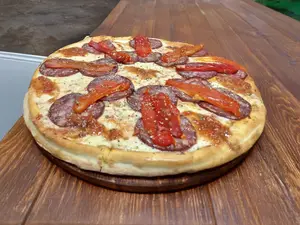Calabresa con morrón chica