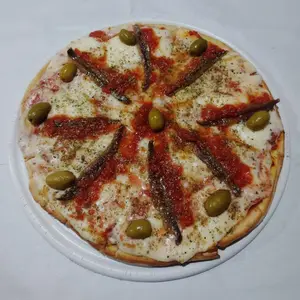 Muzzarella y anchoas grande