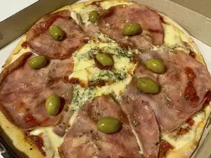 Roquefort y jamón grande
