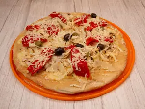 Fugazzeta con provolone