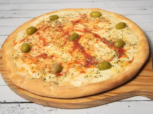 Pizza con muzzarella