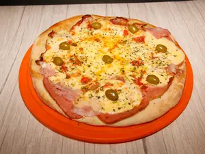 Pizza con panceta