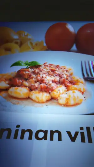 Ñoquis con salsa