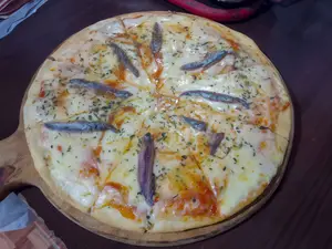 Pizza con anchoas