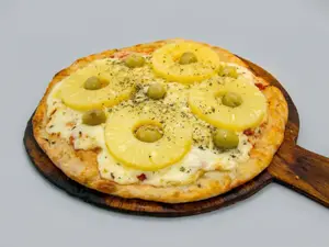 Pizza con ananá