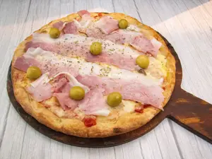Pizza Panceta y muzarella