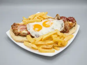 Sandwich milanesa stromboli