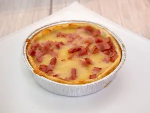 Tarta individual de jamon y q
