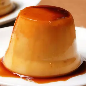 Flan con crema
