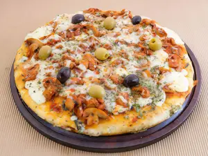 Pizza chica champignones