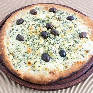Pizza chica d palmitos s jamón