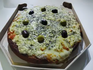 Chica roquefort con jamón