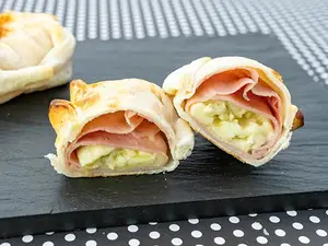 Empanada de jamón y roquefort