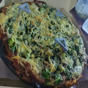 Grande fugazzeta con Roquefort