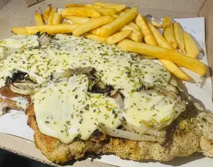 Milanesa fugazzeta