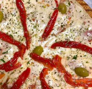 Pizza morrón (grande)