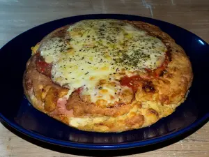 Tortilla de papa rellena napo