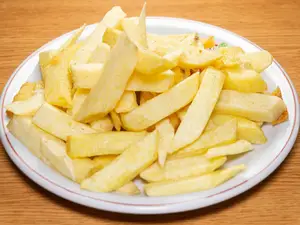 Porción de papas fritas