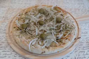 Pizza fugazzeta rellena chica