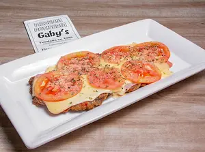 Milanesa de ternera napolitana