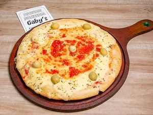 Pizza con muzzarella